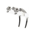 Fake Stretcher Earrings With Skull Detail - Silver Earrings