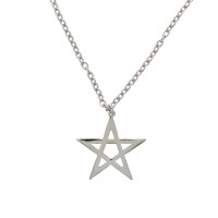 Pentacle Necklace - Silver Chain Necklace