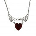 Heart Necklace With wings - Chain Necklace