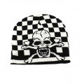 Skull Beanie - Skull Checkered Design