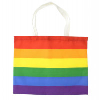 Rainbow tote bag - canvas bag