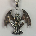 Gargoyle Pendant - Chain Necklace