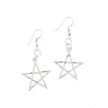 Star Earrings - Silver Earrings