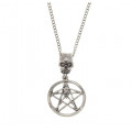 Skellington Pentagram Necklace - Chain Necklace