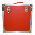 Steepletone Red & Silver Twelve Inch Record Case - 
