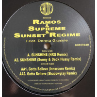 Ramos & Supreme & Sunset Regime Feat Donna Grassie - Sunshine / Gotta Believe Remixes